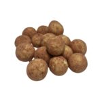 Almendra marcona caramelizada con frambuesa